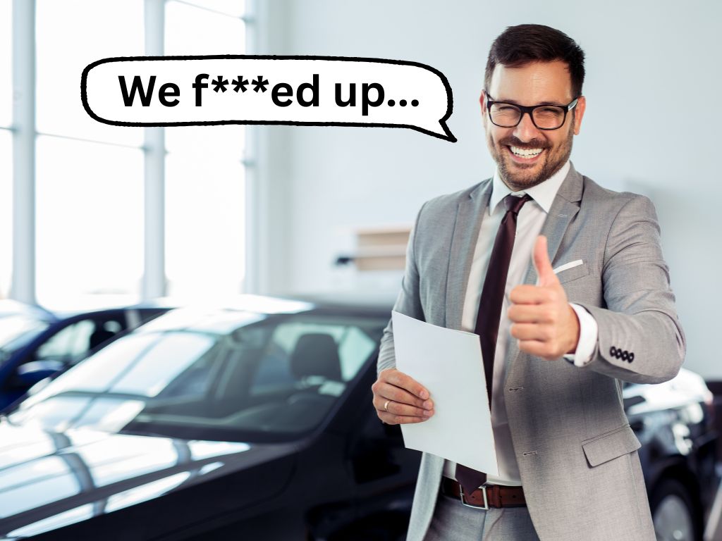 Customer case study - dealership missed opportunity